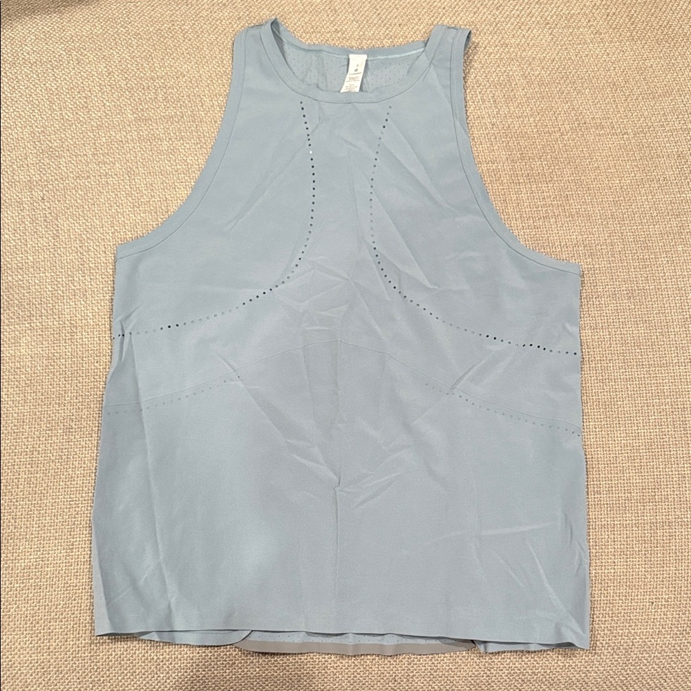 Lululemon Women's Light Blue Sleeveless Top Size 4